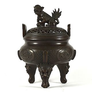 20th c. Chinese Bronze Censer