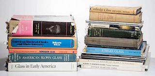 ASSORTED GLASS REFERENCE VOLUMES, LOT OF 22