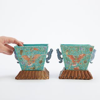 Pr Chinese Porcelain Guangxu Period Cups Famille Rose