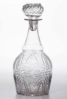 BLOWN-MOLDED GIV-7 "GIN" PINT DECANTER