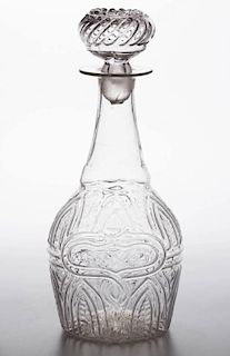 BLOWN-MOLDED GIV-7 "WHISKEY" PINT DECANTER