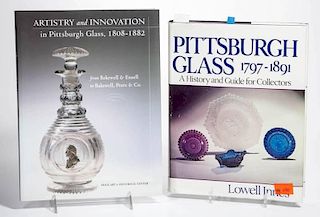 PITTSBURGH GLASS REFERENCE VOLUMES, LOT OF TWO