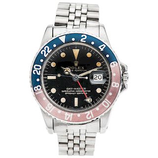 ROLEX OYSTER PERPETUAL GMT-MASTER. STEEL. REF. 1675