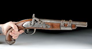 U.S. 1816 Model S. North Percussion Pistol, .54 Caliber