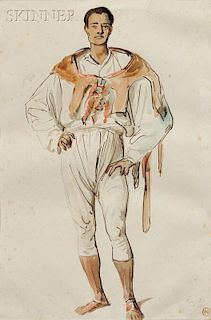 Auguste-Denis Marie Raffet (French, 1804-1860)    Portrait of a Man