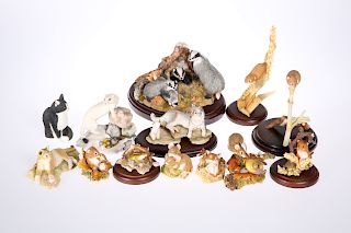 THIRTEEN SHERRATT & SIMPSON ANIMAL MODELS, including badger