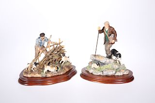 TWO BORDER FINE ARTS MODELS, comprising "Lost and Found", B