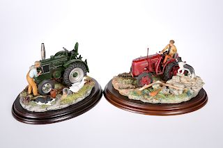 TWO COUNTRY ARTISTS MODELS OF TRACTORS, including "Series 2