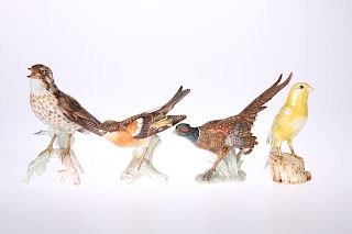 A GROUP OF GOEBEL BIRD MODELS, varying sizes, (18); and A G