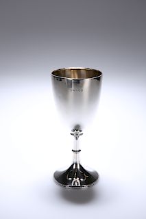 A VICTORIAN SILVER GOBLET, MAPPIN & WEBB, LONDON 1877, the 