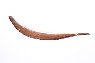 AN AUSTRALIAN BOOMERANG, probably 19th Century. 56.5cm