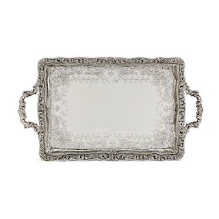 A silver tray, Italia, 20th century