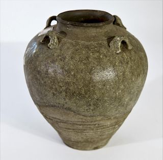 Asian Amphora-Style Vase