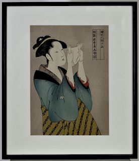 Kitagawa Utamaro (1753-1806), Japanese woodblock