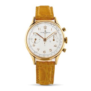 Baume & Mercier - A 18K rose gold chronographe wristwatch, Baume & Mercier