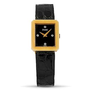 Piaget - A 18K gold wristwatch, Piaget