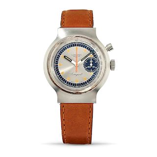 Longines - A steel wristwatch, Longines Conquest
