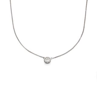 A 18K white gold diamond necklace, Davite & Delucchi