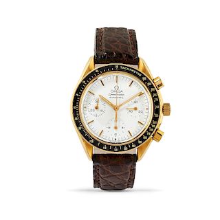 Omega - A 18K yellow gold wristwatch, Omega Speedmaster
