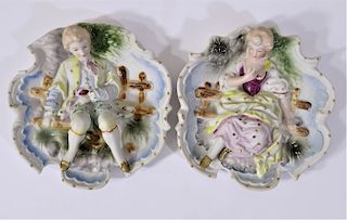 (2) Chase Japan Hand Painted Porcelain