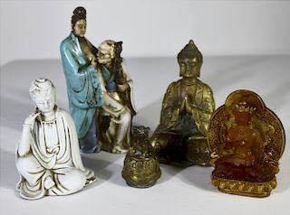 (5) Chinese Figure Pieces