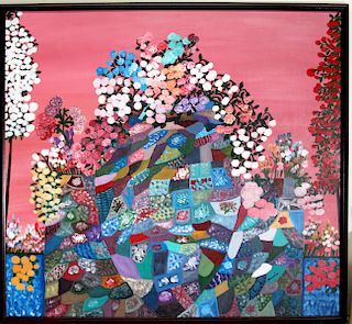 Outsider Art, Annie Cochran, Love Flowers