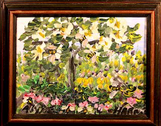 Outsider Art, Alyne Harris, Bees and Flowers