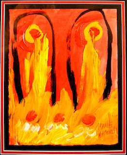Outsider Art, Alyne Harris, Souls in Hell