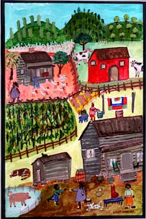 Outsider Art, Cher Shaffer, NC Share Croppers