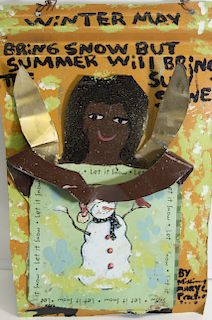 Outsider Art, Missionary Mary Proctor, Winter May Bring Snow but Summer will Bring the Sunshine