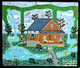 Outsider Art, Roy Finster, At Home by the Country Pond