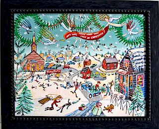 Outsider Art, Donna Howells, "Even on Christmas Day"