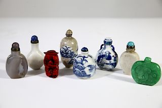 (8) Chinese Snuff Bottles