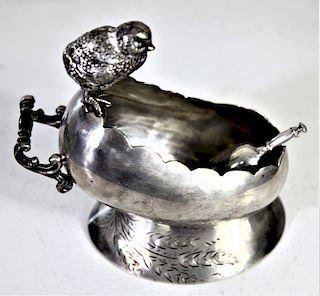 Silver Plate Sugar Scuttle with Scoop