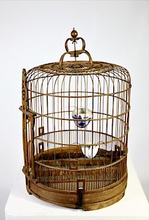 Chinese Bamboo Bird Cage