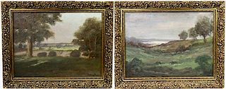 Early Pair of Thomas Moses (1856-1934) Landscapes