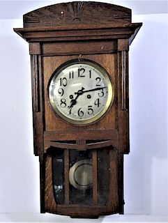 1900‘s German Harp Clock by Gustav Becker