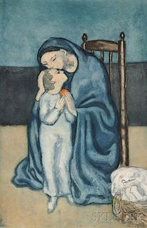 Jacques Villon (French, 1875-1963), After Pablo Picasso (Spanish, 1881-1973)      Maternité