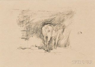 James Abbott McNeill Whistler (American, 1834-1903)      Study of a Horse