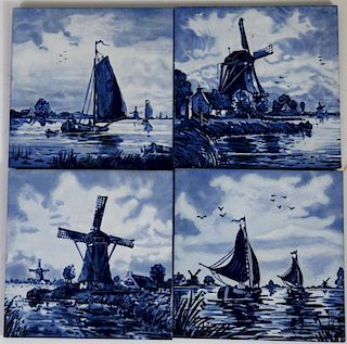 (4) Delft Tiles