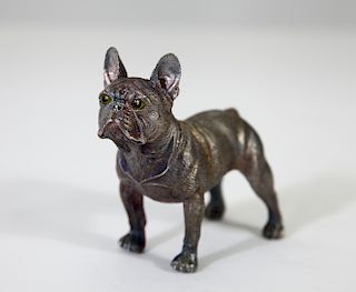 Faberge Silver Bulldog with Faberge Markings