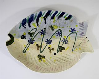 Judy Rossman Fish Plate