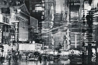 Ernst Haas (Austrian/American, 1921-1986)      Times Square Reflections, New York