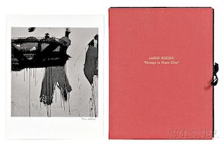 Aaron Siskind (American, 1903-1991)      HOMAGE TO FRANZ KLINE: FIVE PHOTOGRAPHS BY AARON SISKIND   Portfolio