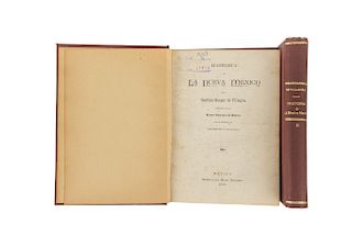 Villagrá, Gaspar de. Historia de la Nueva México. México: Imprenta del Museo Nacional, 1900. Piezas: 2.