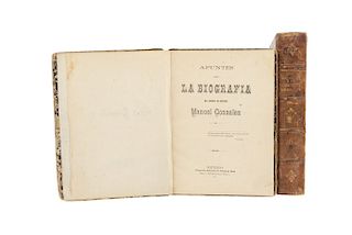 Quevedo y Zubieta, Salvador. El General González y su Gobierno/Apuntes para la Biografía del General... 1879 y 1884. Piezas: 2.