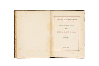 América Contemporánea. Apuntes Biográficos. Redactados por reputados escritores. París: 1907. 37 biografías, 14 con retrato.
