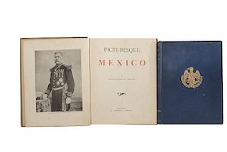 Wright Robinson, Marie. Picturesque Mexico,1897 / Mexico a History of it Progress and Development in One Hundred Years, 1911. Piezas: 2