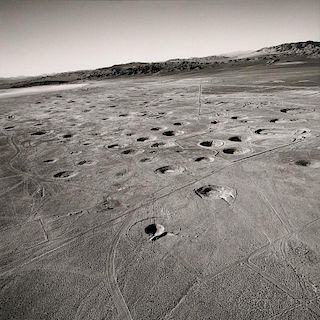 Emmet Gowin (American, b. 1941)      Subsidence Craters on Yucca Flat, Nevada Test Site