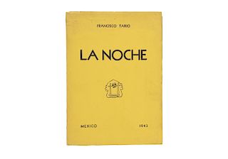 Tario, Francisco. La Noche. México: Antigua Librería Robredo, 1943. Primera edición. Primer Libro Publicado por Francisco Tario.